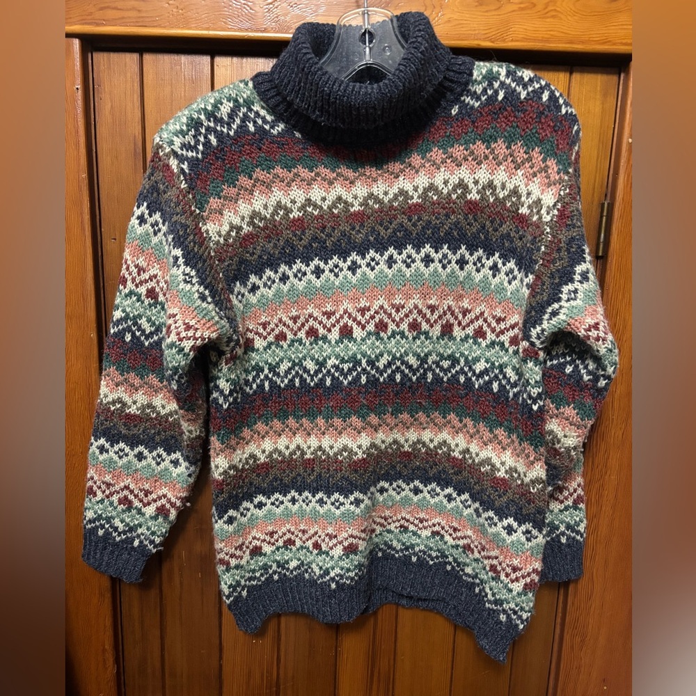 90’s Cleo Multicolor Turtleneck Sweater